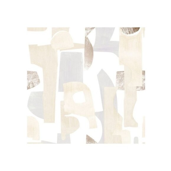 Tempaper Geo Composition Peel & Stick Wallpaper Neutral Abstract Design 3Pk - Picture 1 of 8